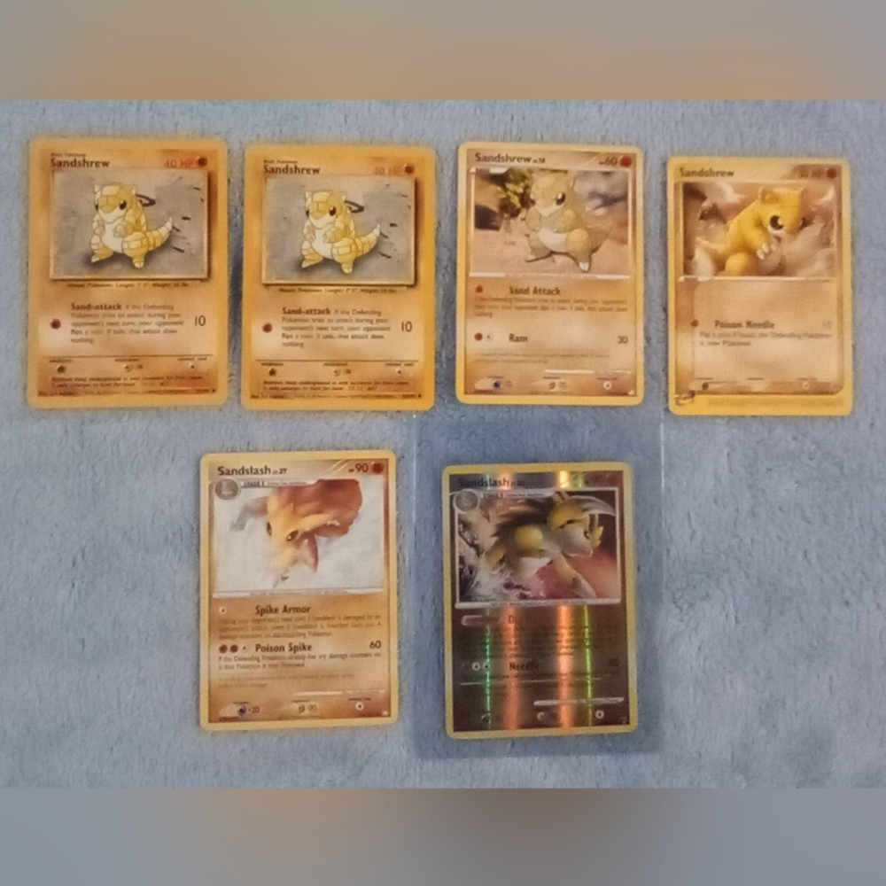 ✨Sandslash Evolution Pokemon Card Bundle✨